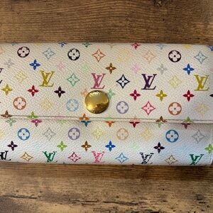Louis Vuitton Multicolor Monogram Long Sarah Wallet